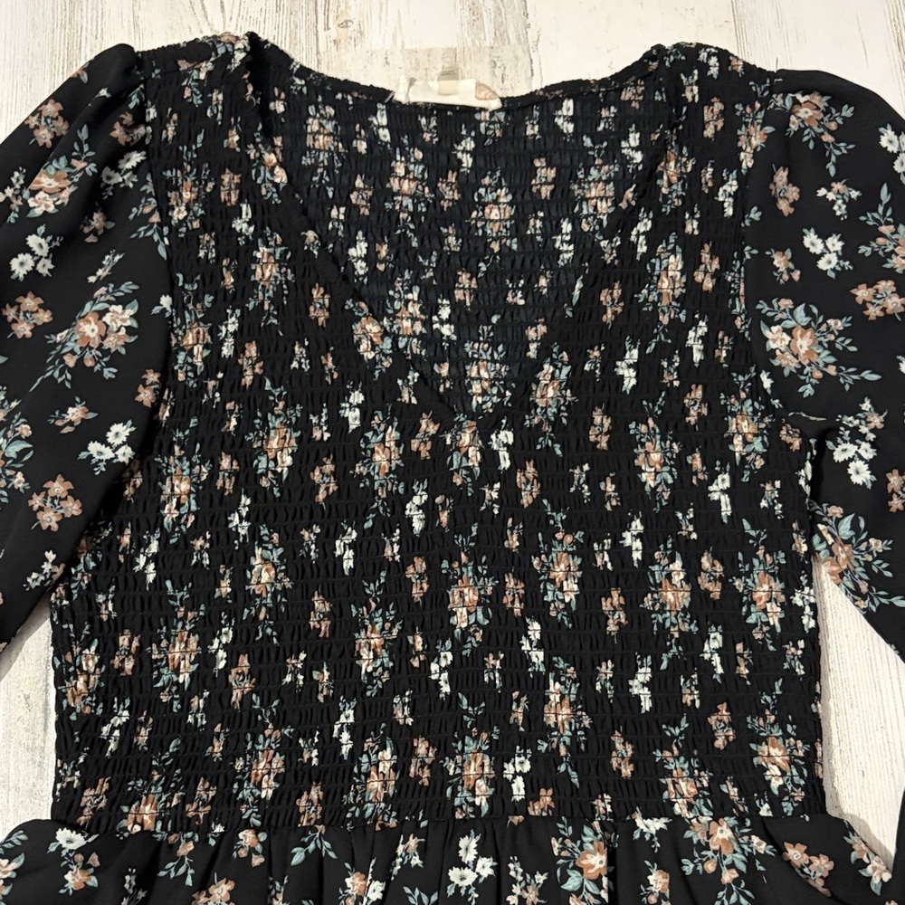Altar'd State Black Floral Dress Size Small - Picture 2 of 10